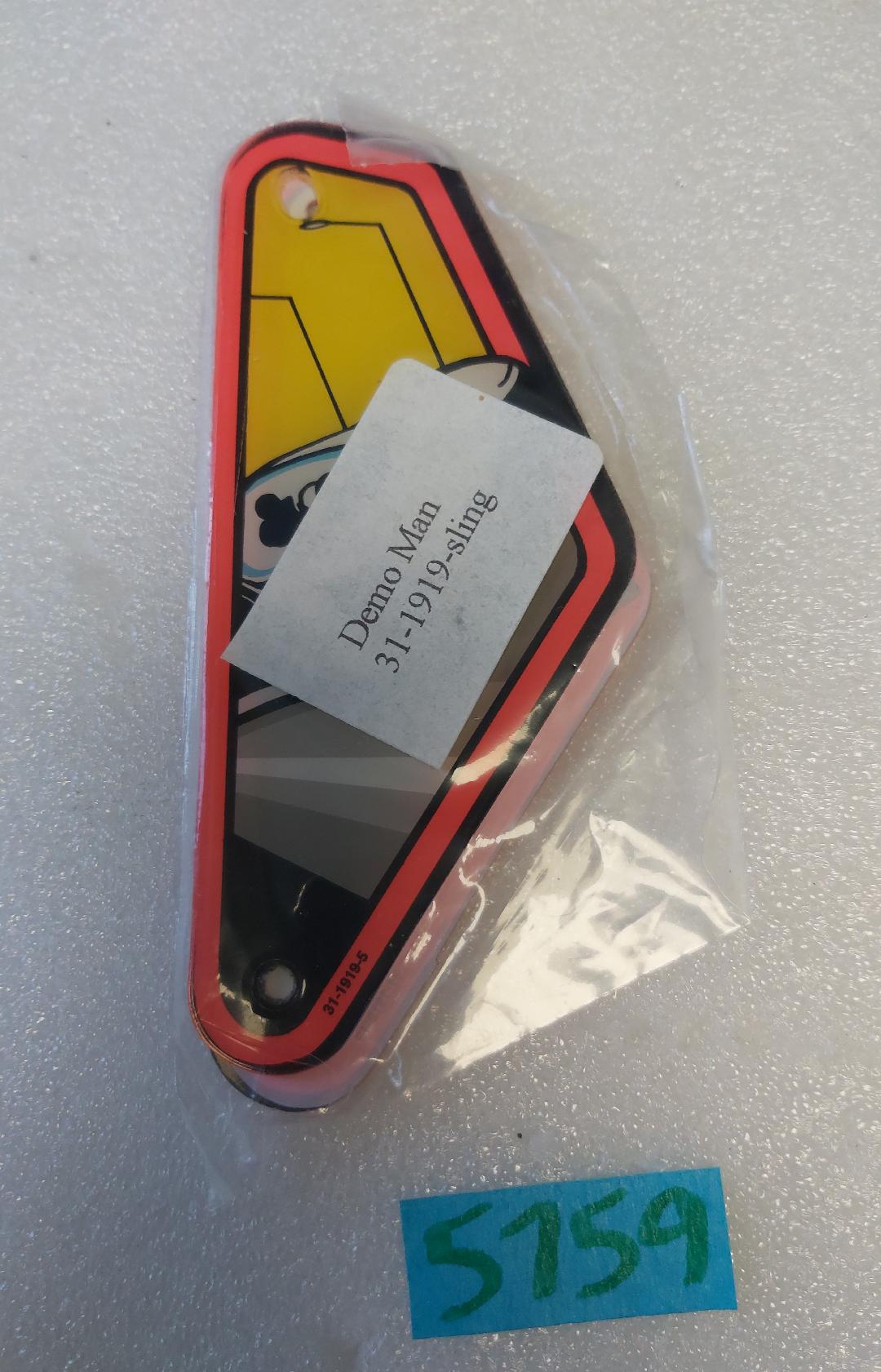 WILLIAMS DEMOLITION MAN Pinball Machine SLINGSHOT PLASTIC SET 311919